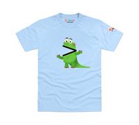 Blocks Universe Officially Licensed Numberblocks Blockzee Kids T-Shirt in Light Blue | Size: 4-6 Years Blocks Universe Light Blue 4-6 Years