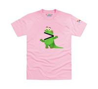 Blocks Universe Officially Licensed Numberblocks Blockzee Kids T-Shirt in Light Pink | Size: 16 Years Blocks Universe Light Pink 16 Years