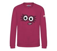 Blocks Universe Officially Licensed Numberblocks Eight's Face Kids Jumper (Hot Pink, 7-8yrs)