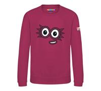 Blocks Universe Officially Licensed Numberblocks Eight's Face Kids Jumper in Pink | Size: 1-2 Years Blocks Universe Pink 1-2 Years