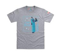 Blocks Universe Officially Licensed Numberblocks Five - High Five Kids T-Shirt in Light Grey | Size: 7-9 Years Blocks Universe Light Grey 7-9 Years