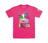 Blocks Universe Officially Licensed Numberblocks Group I Kids T-Shirt (Heliconia, L)