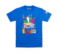Blocks Universe Officially Licensed Numberblocks Group I Kids T-Shirt (Royal, L)