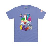 Blocks Universe Officially Licensed Numberblocks Group I Kids T-Shirt (Violet, XS)