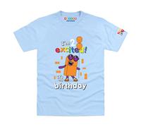 Blocks Universe Officially Licensed Numberblocks I'm 2 Excited Toddler T-Shirt in Light Blue | Size: 2-3 Years Blocks Universe Light Blue 2-3 Years