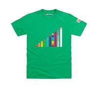 Blocks Universe Officially Licensed Numberblocks Line-up Kids T-Shirt (Irish Green, S)