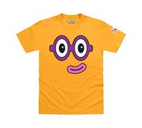 Blocks Universe Officially Licensed Numberblocks - Numberblock Two's Face Kids T-Shirt in Yellow | Size: 16 Years Blocks Universe Yellow 16 Years