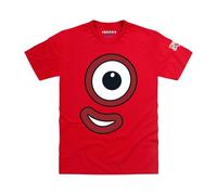 Blocks Universe Officially Licensed Numberblocks One's Face Kids T-Shirt (Red, L)