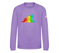 Blocks Universe Officially Licensed Numberblocks Rainbow Line-up Kids Jumper (Digital Lavender, 5-6yrs)