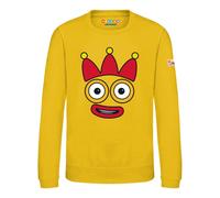 Blocks Universe Officially Licensed Numberblocks Three's Face Kids Jumper in Yellow | Size: 1-2 Years Blocks Universe Yellow 1-2 Years