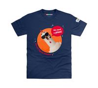 Blocks Universe Officially Licensed Wonderblocks Secret Agent Chicken Kids T-Shirt in Navy | Size: 13 Years Blocks Universe Navy 13 Years