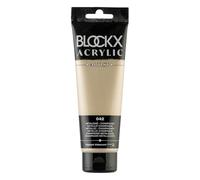 Blockx 60042BXC Acrylic Fine Semi-opaque and Satin - Metallic - Champagne Iridescent Pigment - 120ml - Luxury Paint - Creative Designing Painting, Art Colour