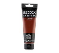 Blockx 60405BXC Fine Opaque Satin Acrylic - PR 101 English Red - 120ml - Luxury Paint - Creative, Designing, Painting, Arts and Crafts, Colourful, Premium