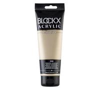 Blockx 61042BXC Acrylic Fine Semi-opaque and Satin - Metallic - Champagne Iridescent Pigment - 250ml - Luxury Paint - Creative, Designing, Painting, Arts