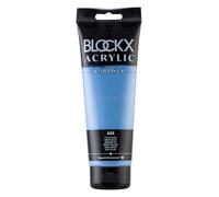 Blockx 61225BXC Acrylic Fine Transparent and Satin - Neon - Fluorescent Pigment Blue - 250ml - Luxury Paint Creative, Designing, Painting, Art Crafts Colour