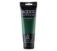 Blockx 61656BXC Acrylic Fine Opaque and Satin - Sap Green PG 7/PY 74/PBI 7-250ml - Luxury Paint - Creative, Designing, Painting, Arts and Crafts, Colour