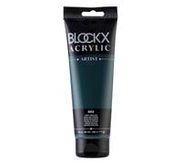 Blockx 61663BXC Acrylic Fine Semi-Opaque Satin - English Green PY 42/PR 101/PBI 11-250ml - Luxury Paint - Creative, Designing, Painting, Art Crafts, Colour