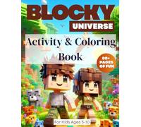 Blocky Universe: Jungle Adventure: Activity Book for Kids - Mazes, Pixel Art, and Create Your Own Skins - Fun Jungle Missions for Creative Gamers Ages 5-10