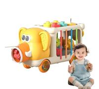 Blocs Empiler Les Jouets, Les Jouets De Trucks éLéphants,jouet Sensoriel Coloré - Jeux De Voyage Pour Drôles, Activité éDucative Préscolaire Pour Les Garçons, Les Filles
