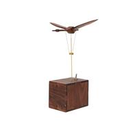 BlocteckToy 3D Flying Swan Wooden Music Box Model with Dynamic Mechanical Motion, Desktop Relaxation Dynamic Decor Wooden Model Kits for Adult Youth