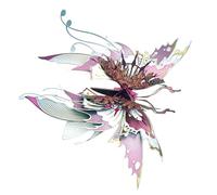 BlocteckToy 3D Metal Puzzle Butterfly for Adults, 3D Steampunk Mechanical Metal Jigsaw Puzzle Model Kit, Home Decor Birthday Gifts (50+ PCS)