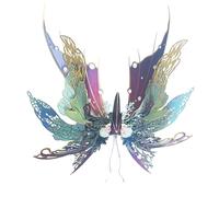 BlocteckToy 3D Metal Puzzle Butterfly for Adults, 3D Steampunk Mechanical Metal Jigsaw Puzzle Model Kit, Home Decor Birthday Gifts (50+ PCS)