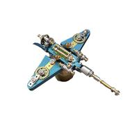 BlocteckToy 3D Metal Puzzle Marine for Adults, 3D Steampunk Mechanical Stingray Metal Jigsaw Puzzle Model Kit, Home Decor Birthday Gifts (123 PCS)