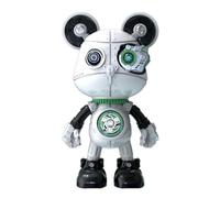 BlocteckToy 3D Metal Puzzle Mechanical Violence Bear, 3D Steampunk Animals Metal Jigsaw Puzzle Model Kit, Home Decor Christmas Birthday Gifts for Adults & Teens (136 PCS)