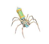 BlocteckToy 3D Metal Puzzles Spider for Adults, 3D Steampunk Mechanical Insect Metal Jigsaw Puzzle Model Kit, Home Decor Birthday Gifts (139 PCS)