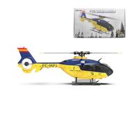 BlocteckToy EC-135 RC Brushless Helicopter, 1/36 2.4G 6CH Direct Drive Brushless Remote Control 3D/6G Helicopter Model, RC Aircraft for Adults (RTF Version)