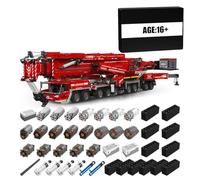 BlocteckToy LTM 11200 Crane Technology Crawler Crane Clamping Blocks, 8506 Pieces Crane Truck MOC Excavator Truck Crane Construction Vehicle Construction Toy Model with 20 Motors and Three-Stage