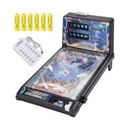 BlocteckToy Mini Pinball Games, Full Size Mini Pinball Game Tabletop Balls Game Machine Retro Arcade Machine with Lights and Scorekeeper, Christmas and Birthday Gifs for Adults and Kids