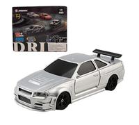 BlocteckToy Mini Racing Drift Car with Gyroscope, 1/43 Scale 2.4G Full Proportional RC Electric Four-Wheel Drive Sports Car with Lights