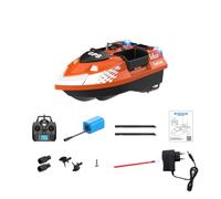 BlocteckToy RC Bait Boat with Beidou Navigation - 4-Compartment 3KG Capacity, 160 Waypoints, Dual-Battery Power, 500m Remote for Precision Multi-Spot Baiting