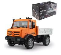 BlocteckToy RC Car, 1/16 Scale 2.4GHz Full-Scale RC Off-Road Truck with Dual-Speed, Photo/Video Capture & Metal, Military-Style RTR Model for Teens & Adults, Ideal Xmas Birthday Gifts (Orange)