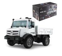 BlocteckToy RC Car, 1/16 Scale 2.4GHz Full-Scale RC Off-Road Truck with Dual-Speed, Photo/Video Capture & Metal, Military-Style RTR Model for Teens & Adults, Ideal Xmas Birthday Gifts (White)