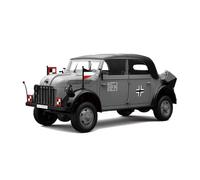 BlocteckToy RC Car, HG4-51 1/18 Military RC Command Vehicle - High-End Remote Smoke Generator, Simulation Sound & Lights, Ideal Xmas Birthday Gifts for Teens & Adults (Gray)