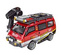 BlocteckToy RC Car - JXC5813A 1/24 Scale 2.4G 2WD Full Proportional Sync Control, Functional Headlights, 50 Min Runtime, USB Charging, RTR Red - Ideal Xmas Birthday Gifts for Kids Teens Adults