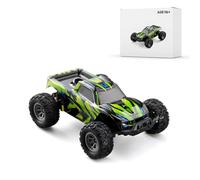 BlocteckToy RC Drift Car, 1/32 Scale 2.4G RC Mini 4WD Off-Road Drift Car - Orange Pocket-Sized RTR Vehicle with USB Rechargeable Battery, Halloween Surprise Gift (RTR Version/Green)