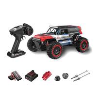 BlocteckToy RC Drift Car - S912PRO 1/16 Scale 55km/h High-Speed 4WD, 2.4G Brushless Off-Road, Color-Changing Roof Light, RTR - Ideal Xmas Birthday Gifts for Teens & Adults (Red)