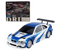 BlocteckToy RC Drift Car with Gyro, 1/43 Full Scale Ready to Run High Speed Mini Remote Control Racing Car with LED Lights, Christmas and Birthday Gifts