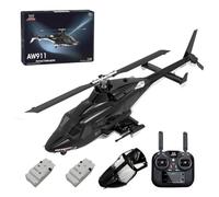 BlocteckToy RC Helicopter - AW-911 1/34 Scale 2.4G 9CH GPS Flybarless with 6G/3D Stunt Mode, Brushless Motors, Auto Return, RTF for Adults, Premium Aviation Gift