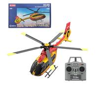 BlocteckToy RC Helicopters for Adults, C190 1/30 Scale H145 Helicopter 2.4G 6CH Single-Rotor Gyroscopic Flying Aircraft Model with Optical Flow Positioning (RTF Version)