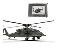 BlocteckToy RC Helicopters for Adults, F09-V 1/47 Scale 2.4G 6CH RC Dual Brushless Direct Drive Flybarless 6G/3D Stunt Helicopter Model (RTF Version)
