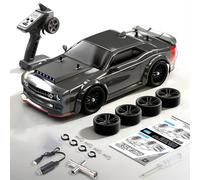 BlocteckToy Remote Control Drift Car - SG216 1/16 Scale 40KM/h High-Speed 4WD RC Car, Dual Racing & Drift Tires, Dynamic LED Light System, 100m Range - RTR for Teens & Adults (Brushless Version/Black)