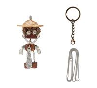 BlocteckToy Steampunk 3D Metal Puzzle with Mini Pendant and Necklace Kit, DIY Assembly Mechanical Straw-Hat Craftsman Punk Robot Metal Jigsaw Puzzle, Home Decor Christmas Birthday Gifts