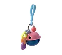 blodfune Bird Cage Bell Toy Large Size with Sturdy Hook, Durable Acrylic Metal Accessories Parrot Chew Toy, Visual Stimulation for Small to Medium Parrots Random Color