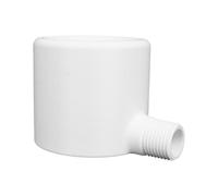 blodfune Men Shower Head, Ring Water Spray, 360 Degree Cleaning, Standard Thread Interface, Strong Supercharging Spiral Nozzle White