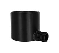blodfune Men Shower Head, Ring Water Spray, 360 Degree Cleaning, Standard Thread Interface, Strong Supercharging Spiral Nozzle Black
