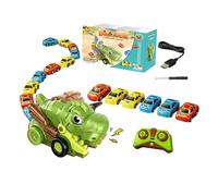 blodfune Remote Control Dinosaur Car with Cars, Reality Pacs Bead Man